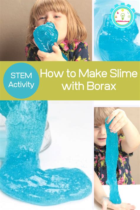 Easy Slime Recipe With Borax The Original Slime Recipe