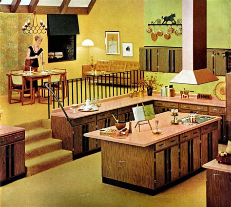 Six Wonderful Workable Kitchen Designs From The 60s Click Americana
