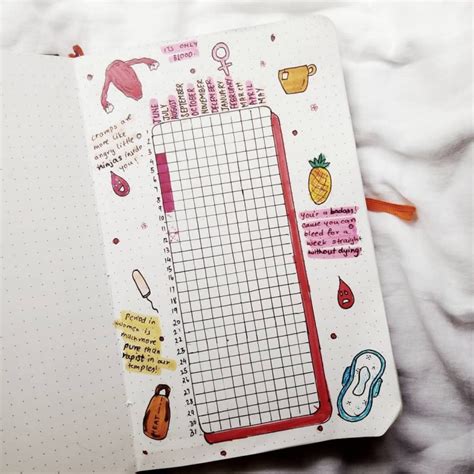 24 Bullet Journal Period Tracker Layouts And Ideas For You The