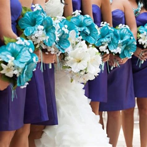 Purple And Turquoise Wedding Inspiration The Merry Bride