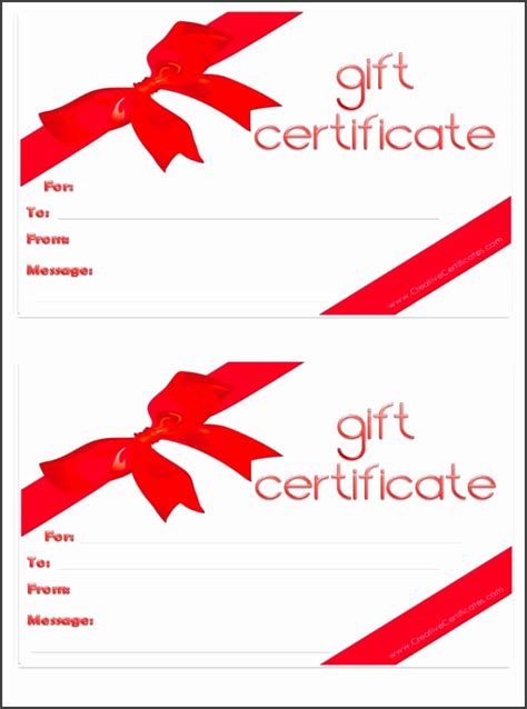 Build customer loyalty and provide a flexible way for your customers to purchase a gift for someone from your store. 9 Printable Christmas Gift Certificates Templates Free ...