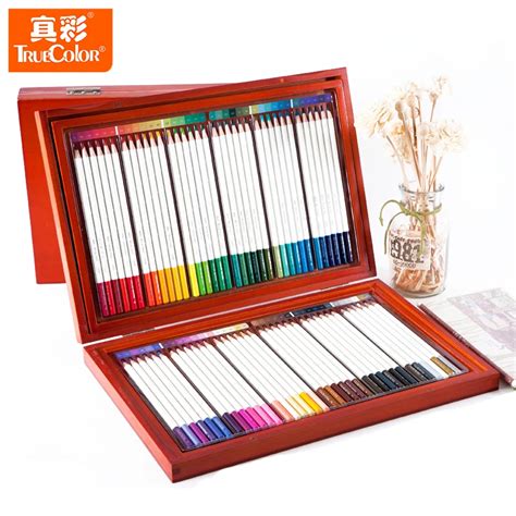 72108 Colors Wooden Colored Pencil Set Carton Package Oily Coloring