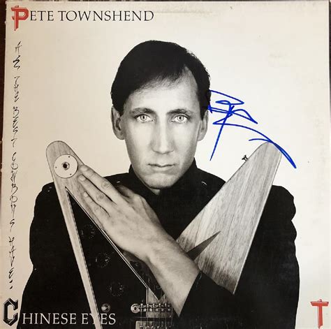 Todd Mueller Autographs Pete Townshend Signed Record Album Sleeve