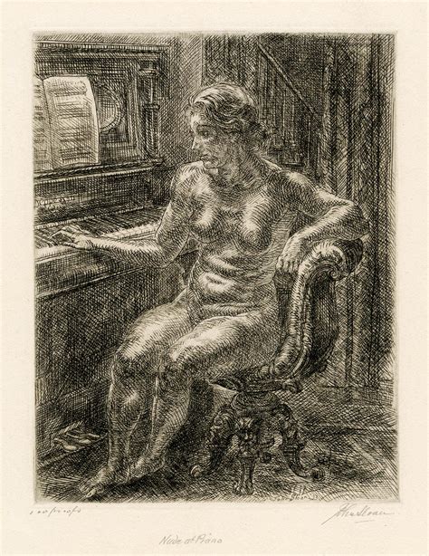 John Sloan Nude At Piano For Sale At Stdibs Pianist John Sloan