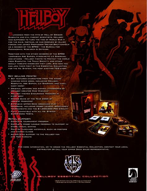 Marvel Vs Hellboy Essential Collection Set Box Potomac Distribution