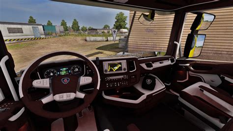 Scania Next Gen Brown White Interior Ets Mods Ets Map Euro Images And Photos Finder