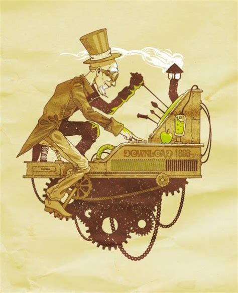 Steaming Steampunk Print By Draco Edno Pereira Jr Steampunk