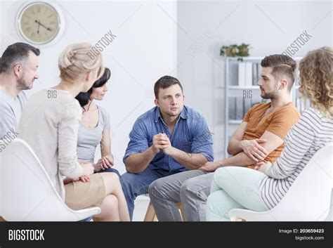 Focused Man Talking Image And Photo Free Trial Bigstock