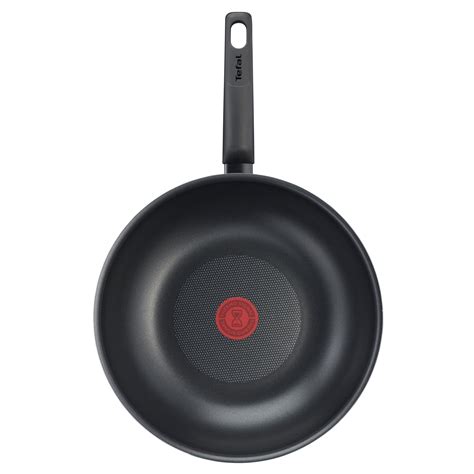 Tigaie Wok Tefal Simple Cook Thermo Signal Invelis Antiaderent Din