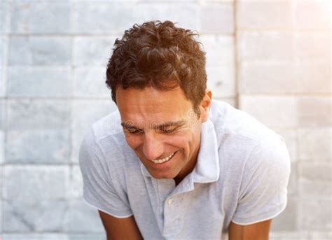 Handsome Older Man Laughing Stock Photo Image Of Closeup Fashion
