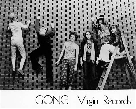 Daevid Allen And The Rest Of The Rock Band Gong Pose For A Portrait