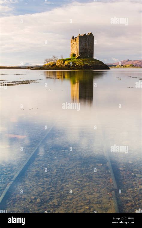 Castle Stalker A Four Storey Tower House On Loch Laich In Argyll West