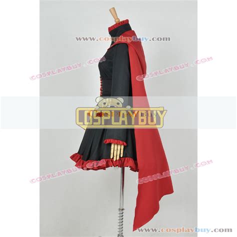 Rwby Cosplay Red Trailer Ruby Rose Gothic Dress Costume Combat Uniform