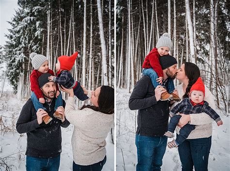 Lancaster Family Photography A Snowy Winter Family Photo Session At Overlook Park Melissa