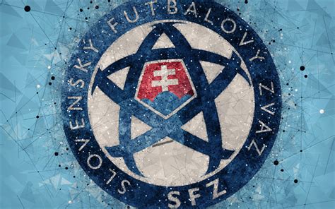 Download Wallpapers Slovakia National Football Team 4k Geometric Art