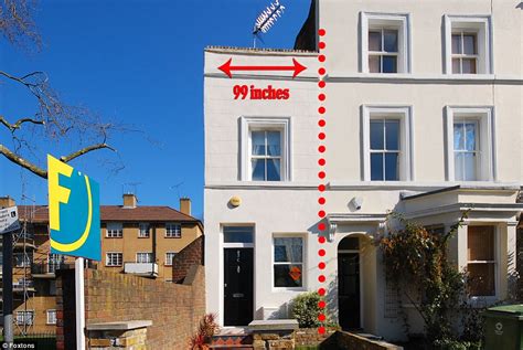 Londons Skinniest Home At Just 99 Inches Wide On Sale In Denmark Hill