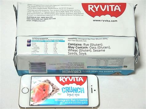 Ryvita ライビタ 全粒ライ麦 クリスプブレッド クランチ ライトライ Review