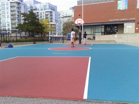 Toronto Things Harbourfront Centre Outdoor Basketball Court