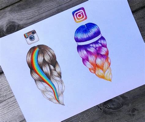 Instagram Logo Drawing Instagram Logo Editorial Photography