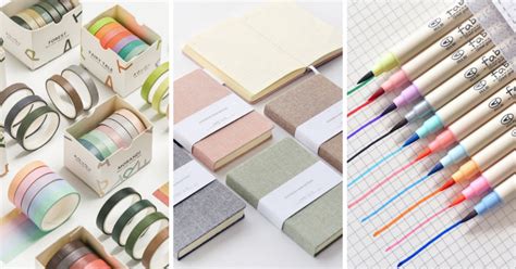 Stationery Essentials For Note Taking Journaling 50 Off