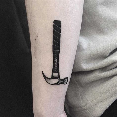 Upside Down Hammer Tattoo By Tattooist Yeontaan