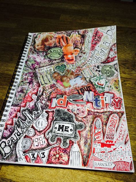 Identity Mind Map In 2019 Mind Map Art Gcse Art Sketchbook