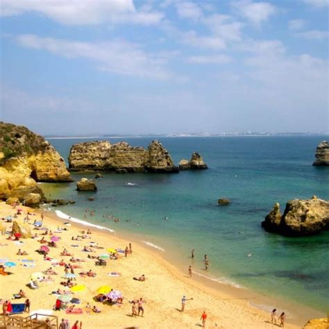 The Picturesque Beach City Of Lagos Portugal