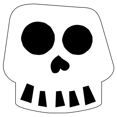 Free Printable Halloween Skull Decoration Banner Paper Trail Design