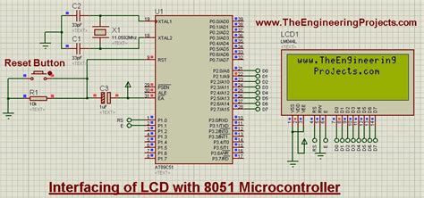 Lcd Interfacing With Microcontrollers The Engineering Projects
