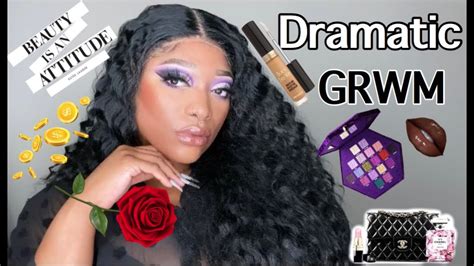 dramatic grwm makeup youtube