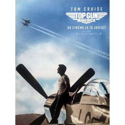 Top Gun Maverick French Movie Poster Advance