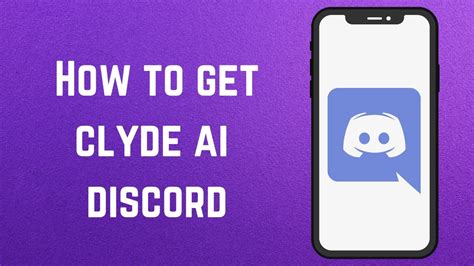 How To Get Clyde Ai Discord Youtube