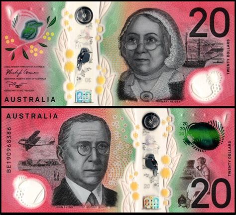 Australia 20 Dollars Banknote 2019 P 64a2 Unc Polymer
