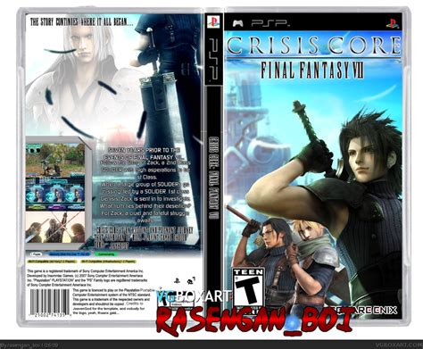 Tells the story of the turks (mainly new. Crisis Core: Final Fantasy VII PSP Box Art Cover by ...