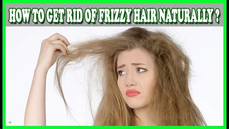 how to get rid of frizzy hair naturally best home remedies youtube