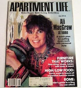 Apartment Life Magazine Ali MacGraw At Home June EBay
