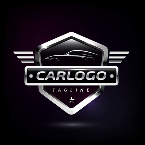 Car Logo Steel On Behance Car Logos Car Logo Design Automotive Logo Design