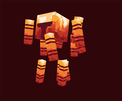 A Blaze Ready For War Hd Minecraft Mob Skin