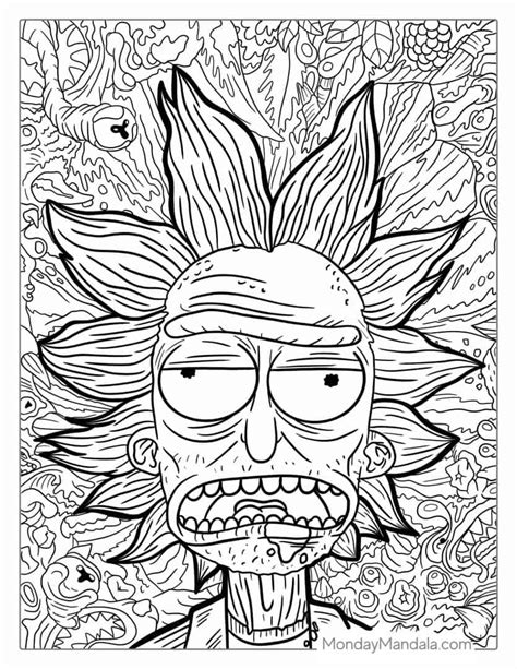 20 Rick And Morty Coloring Pages Free Pdf Printables