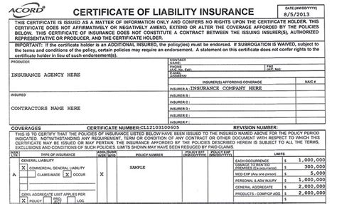 Check spelling or type a new query. What's the Difference Between my General Liability Policy and Certificate of Insurance ...