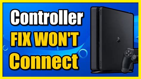 How to Fix PS4 Controller Not Connecting or Pairing (Easy Tutorial) - YouTube