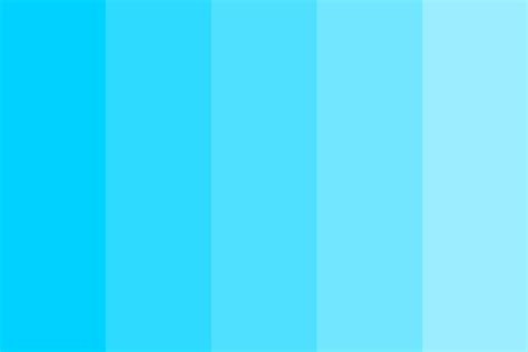 Light Blue Color Palette