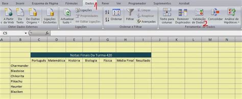 Exploração d Excel Validar Dados no Excel