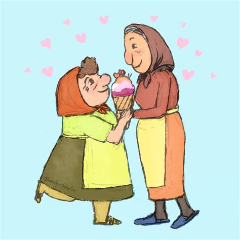 is it just me or the old lady s from lucas the most adorable lesbians ever r everybodylovesgrandma