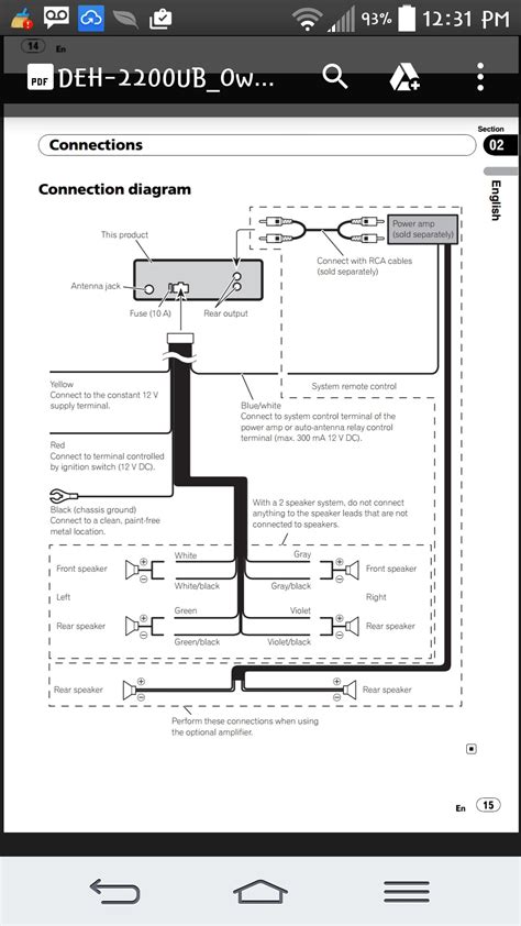 Wiring diagram for pioneer deh 6400bt my. DIAGRAM Pioneer Deh Wiring Diagram 7700 FULL Version HD Quality Diagram 7700 - DIAGRAMSDE ...