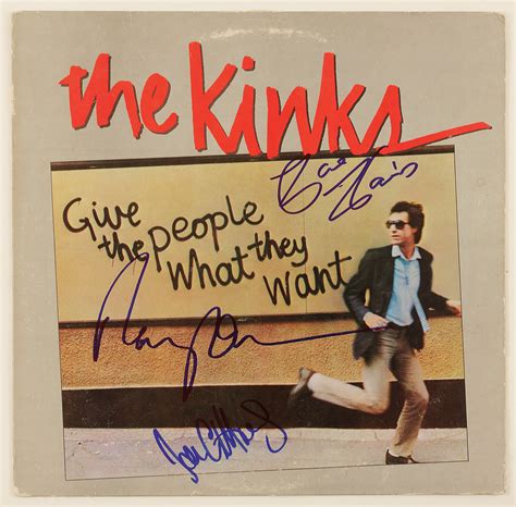 Lot Detail Kinks Signed Give The People What They Want Album