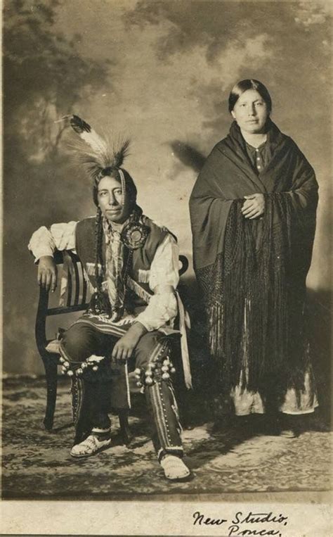 Ponca Couple Native American Regalia Native American Women American Spirit Native American