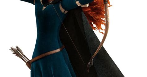 Merida Shooting An Arrow With Her Bow For Archery Brave Merida