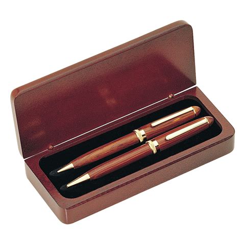 Executive Rosewood Ball Pen And Pencil Set S326a R