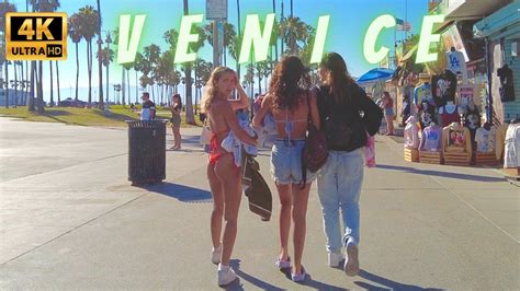 Walk On Venice Beach Vol 1 Hot Girls 4k Ultra Hd Youtube